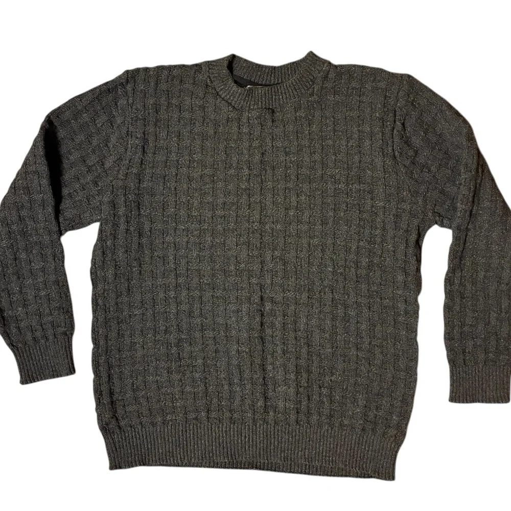 Oscar de la Renta Vintage 90s Men’s Pullover Crewneck Sweater Cotton Blend Large